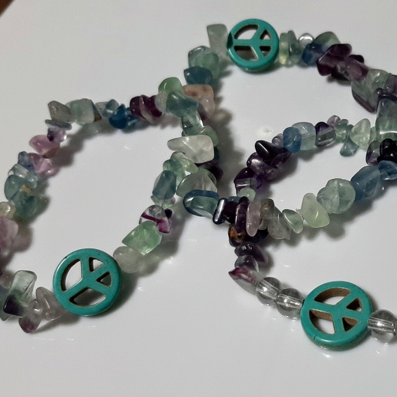 Blue Peace Sign Stack - Picture 3 of 3